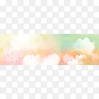 梦幻云朵背景