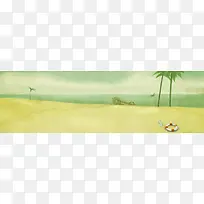 手绘海报banner创意设计