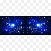 璀璨星光光点背景banner