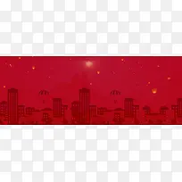 红色背景