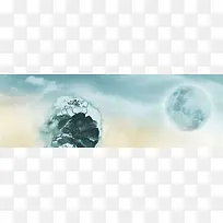 中秋节banner创意设计