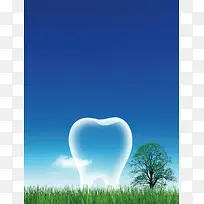 牙科海报背景素材