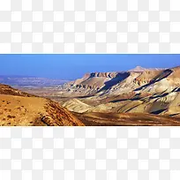 黄昏沙漠峡谷背景