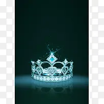皇冠钻石宝石蓝色