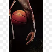 篮球特训班海报背景素材