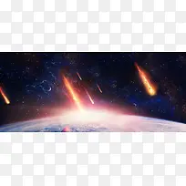 星空游戏类海报背景素材
