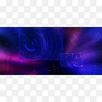 信息科幻蓝色电子海报背景