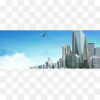 城市建筑背景图