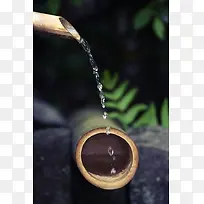 竹溪露水背景图