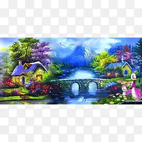 油画风景