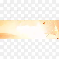 秋季秋色唯美背景banner