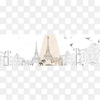 清新简约淘宝海报背景