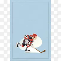 滚轴溜冰海报背景素材