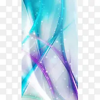 线条唯美蓝色h5背景