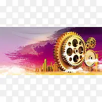 水墨大气地产banner