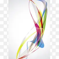 创意曲线渐变背景