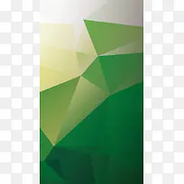 绿色几何渐变H5背景