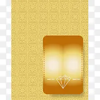 金色质感欧式花纹复古封面背景