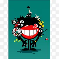 卡通时尚潮流海报