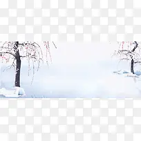 唯美冬景banner