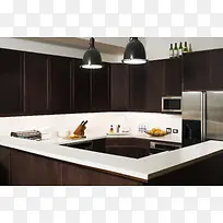 现代家居室内装潢厨房背景素材