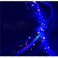 超酷蓝色眩光背景矢量图