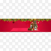 圣诞节淘宝专用banner背景图