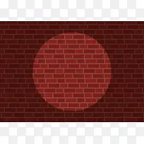 简约砖墙海报展板矢量背景素材