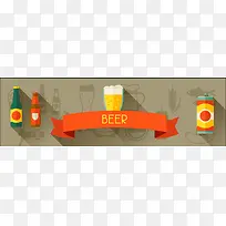 啤酒杯banner
