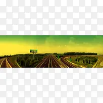 静静的公路背景