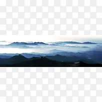 登山中国山海报背景