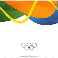 奥运五环背景