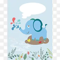 禁止洗水洗手池旁边创意卡通温馨提示