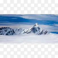 雪山景色高清摄影