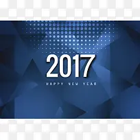 抽象几何新年元旦商业邀请函矢量背景素材