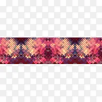 几何炫酷方格立体背景banner