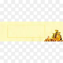 简约理财金融banner海报背景