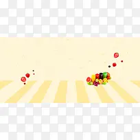 缤纷水果饮料背景