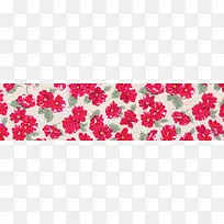 纱布布料质感粉红花朵背景