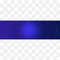 简约几何蓝色渐变电商促销banner