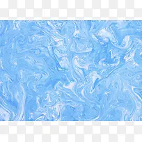 蓝色彩绘水纹背景素材