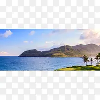 海岸背景