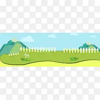 天猫818促销扁平绿色淘宝海报背景