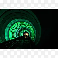 隧道灯光背景