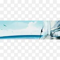 大海游艇背景