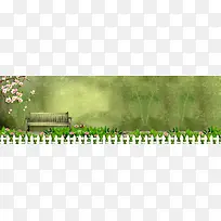 公园椅子背景