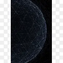 网状地球背景图
