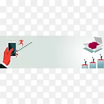 淘宝办公金融电子商务海报banner