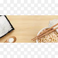米饭背景图