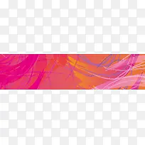 卡通水彩线条炫丽背景banner